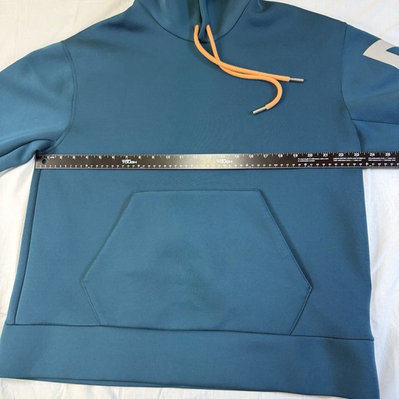 Air Jordan pullover hoodie size medium Tiel Dark Green Heavy Weight. Lettering - Picture 16 of 16